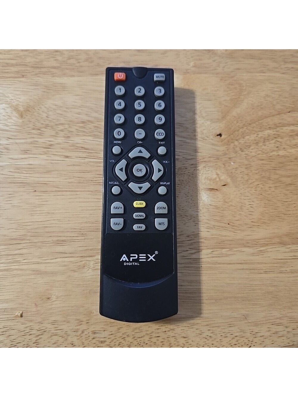 Apex Digital TV Tuner Converter Box Remote for DT150 DT250 DT250A DT502A DT502